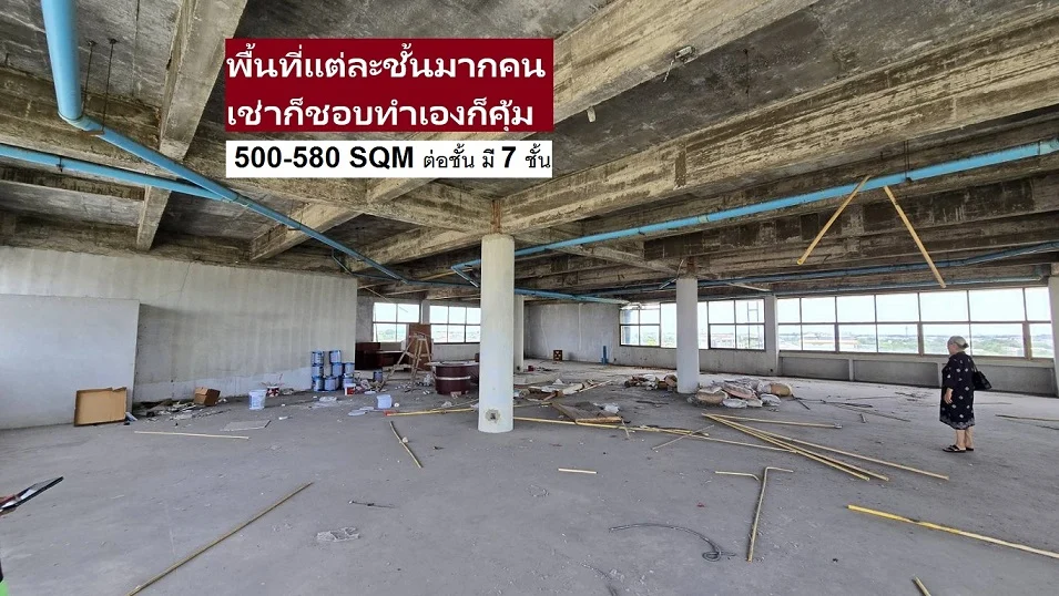ขายสำนักงาน 7 ชั้นสวยต้องรีโนเวทริมถนนติวานนท์ ทำบริษัทสตาร์ทอัพคนถึง 150-250 คนพนักงาน 420 ตรวา ภาพที่ 4