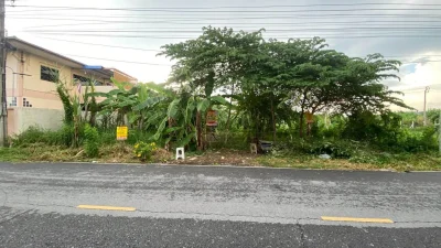 ขายถูกที่ดินต่ำกว่าราคาประเมิน 128 ตรว ติดถนนคอนกรีต 2 ด้าน ถมแล้ว ซ.ปลาหมึก, ซอยบัวทองแลนด์ บางบัวทอง นนทบุรี