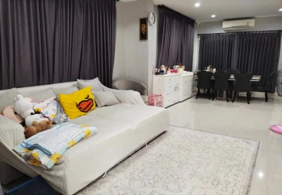 ขายบ้านเดี่ยว เดอะเบสท์ หทัยราษฎร์-ไทยรามัญ เนื้อที่ 51.1 ตร.ว. 2 ชั้น 4 นอน 3 น้ำ