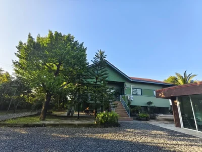 ขายบ้านสวน พร้อมที่ดิน รวม 3 ไร่ บึงกาสาม อ.หนองเสือ จ.ปทุมธานี น้ำไม่ท่วม เจ้าของขายเอง โทร.086-7777215