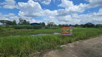 ขายด่วนที่ดิน 1 ไร่ ติดถนนคอนกรีต ซอย เคหะการเกษตร 49 บางบัวทอง นนทบุรี