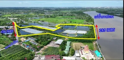 ขายที่ดินติดแม่น้ำบางปะกง 59 ไร่ ตรงข้ามท่าเรือบ้านโพธิ์ ต.บ้านโพธิ์ อ.บ้านโพธิ์ จ.ฉะเชิงเทรา