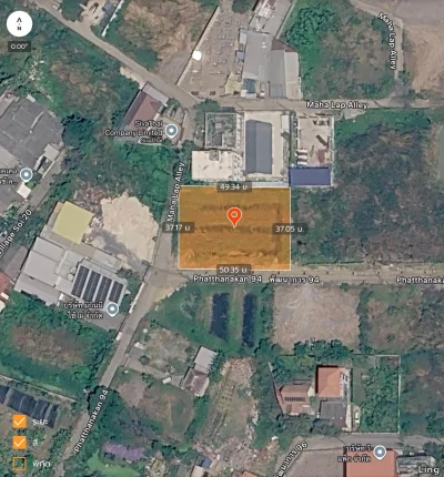 ขายด่วนที่ดินใกล้ซีคอนสแควร์ 462 ตรว ติดถนนคอนกรีตสาธารณะ แปลงมุม ถ.พัฒนาการตัดใหม่ ซอย 94 ประเวศ กทม.