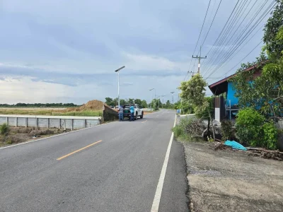 ขายด่วนที่ดินใกล้ราชภัฏสวนสุนันทา 3 ไร่ ติดถนนลาดยางสาธารณะ ต.ลานตากฟ้า อ.นครชัยศรี จ.นครปฐม