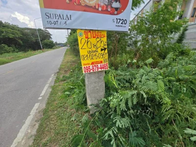 ขายที่ดิน 26 ไร่ 85 ตรว ติดถนนลาดยางสาธารณะ ระแหง ลาดหลุมแก้ว ปทุมธานี