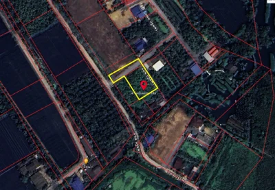 ขายที่ดิน 335.5 ตร.ว. ซอยบ้านหงษ์ 1 ใกล้วัดดงเกตุ ถนนเพชรเกษม สามพราน นครปฐม