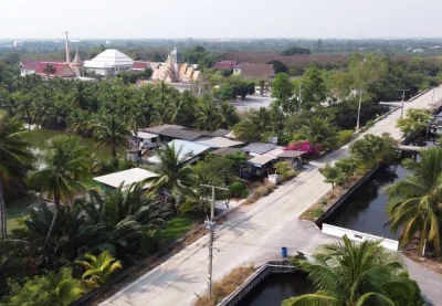 ขายที่ดิน 20 ไร่ ถนนบ้านแพ้ว ตำบลหลักสาม อำเภอบ้านแพ้ว สมุทรสาคร