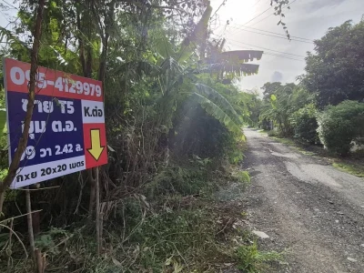 ขายที่ดินแปลงจัดสรรพหล-สายไหมอีกแปลง 99 ตารางวามุมแปลงมุมแปลงสวยประจำโซนจัดสรรนี้ พหลโยธิน 54/1 แยก 8-4-3 ซอยตาลเดี่ยว หน้าที่ดินทิศอหนือ มุมทิศตะวันออกหาไม่ได้แล้ว รีบด่วน