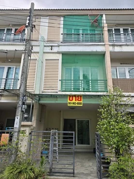 ขายถูก ทาวน์เฮ้าส์ 3 ชั้น คาซ่า ซิตี้ นวลจันทร์2 Line ID @757zwvfy