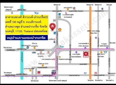 ขายที่ดินม.จัดสรรถแล้ว72.4วาหมู่บ้านลานทองปากเกร็ด หมู่บ้านดีมากมาก น่าอยู่ที่สุด(หายาก)ลานทองซอย 36/1 ฝั่งถ.เมนซอย18ม แปลง.ที่ดีมากในปากเกร็ดและนนทบุรีกว้าง 18 ลึก 16 เมตร