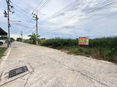 ขายด่วนที่ดิน 100 ตรว ติดถนนคอนกรีตสาธารณะ ซ.บงกช 71 อ.คลองหลวง จ.ปทุมธานี
