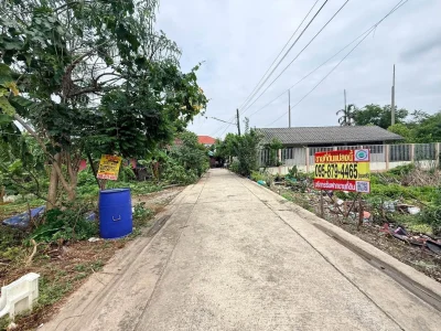 ขายด่วนที่ดินตลาดใหญ่ลำลูกกา 100 ตรว ติดถนนคอนกรีต ซ.เทศบาล 17 ลำลูกกา ปทุมธานี