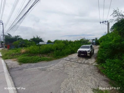 ขายด่วนที่ดิน 55 ตรว ติดถนนสาธารณะ ถมแล้ว ม.ดินอุดม 7 บางบัวทอง นนทบุรี