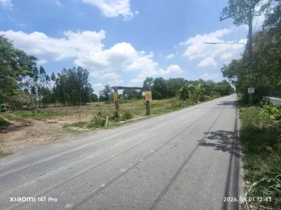 ขายด่วนที่ดิน 400 ตรว ติดถนนสาธารณะ ถมแล้ว ซ.คลองหก ตอ.26 คลองหลวง ปทุมธานี