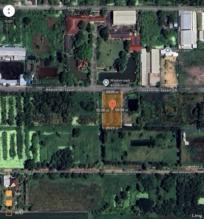 ขายด่วนที่ดิน 400 ตรว ติดถนนสาธารณะ ถมแล้ว ซ.คลองหก ตอ.26 คลองหลวง ปทุมธานี