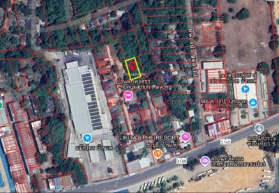 ขายที่ดิน 126.9 ตร.ว. ท่าเทียบเรือบ้านเพ ถนนสุขุมวิท ตำบลเพ อำเภอเมือง ระยอง