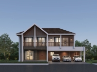 ขายบ้านเดี่ยวหลังใหญ่ เริ่มต้น 76 ตารางวา โครงการบ้านเราเดอะ เรสซิเดนซ์ ทำเลถนนเลี่ยงหนองมน-บางแสน ชลบุรี