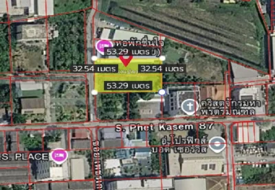 ขายที่ดิน 409 ตร.ว. ซอยเพชรเกษม 87 ถนนเพชรเกษม กระทุ่มแบน สมุทรสาคร
