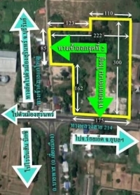  ที่ดินเมืองสุรินทร์ร่วม 32 ไร่ ทำเลทองธุรกิจ ติดถนน 4 เลน สุรินทร์-จอมพระ214)  อ.เมืองสุรินทร์ ต.แกใหญ่