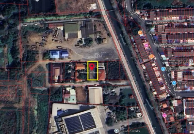 ขายที่ดิน 130 ตร.ว. ซอยเลียบคลองนายหลีก ใกล้วัดลาดปลาดุก อำเภอบางบัวทอง นนทบุรี