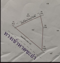 ขายที่ดินสวย  3 งาน 52 ตารางวา ติดถนนใหญ่  ถนนเพชรเกษม  ชะอำ เพชรบุรี 