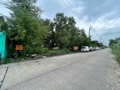ขายที่ดิน 100 ตรว ติดถนนคอนกรีต ถมแล้ว ซ.หมู่บ้านจิตรัตนา บางบัวทอง นนทบุรี