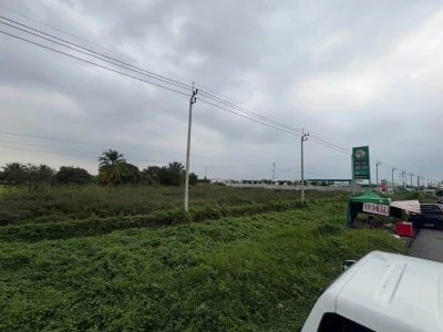 ขายที่ดิน 3 ไร่ครึ่งติดถนนสาธารณะ ติดถนนราชพฤกษ์ ปากเกร็ด นนทบุรี