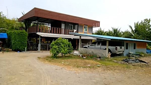 ขายสวนปฐวีกุล สวนมะพร้าวน้ำหอม 14 ไร่ 3 งาน 76 ตร.ว. พร้อมบ้าน 2 หลัง วิวเขางู ราชบุรี