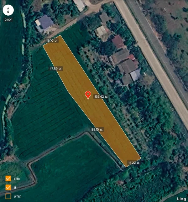 ขายด่วนที่ดิน 680 ตรว ติดถนนสาธารณะ 2 ด้าน แปลงมุม บ้านงิ้ว สามโคก ปทุมธานี