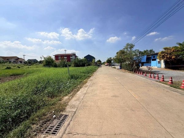 ขายด่วนที่ดิน 600 ตรว ติดถนนคอนกรีตสาธารณะ สุสวาส 22 ลำลูกกา ปทุมธานี