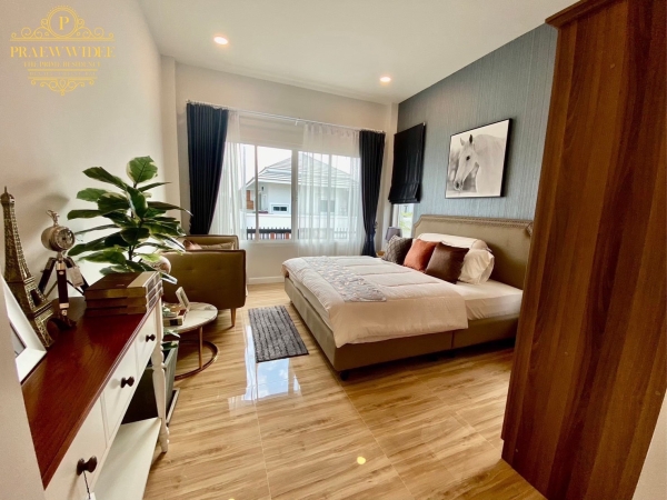 บ้านเดี่ยวชั้นเดียว เชียงรายเด่นห้า 3ห้องนอน  ใกล้ใจกลางเมือง น้ำไม่ท่วม