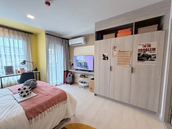 ขายคอนโด ใหม่ dcondo Vivid Rangsit ตรงข้าม ม.กรุงเทพ ข้ามสะพานลอยก็ถึงมหาลัย พร้อมอยู่ โทร 0616161426