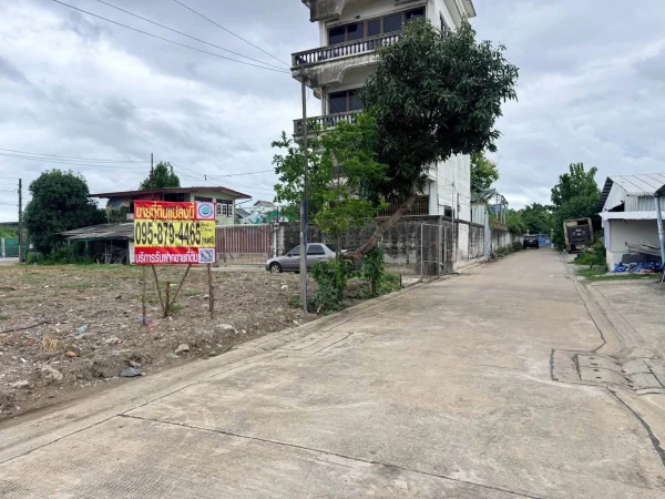 ขายด่วนที่ดินทุ่งครุ 166 ตรว ติดถนนคอนกรีต 2 ด้าน ถมแล้ว ซ.พุทธบูชา 39 ทุ่งครุ กทม.