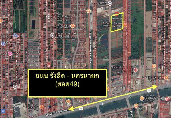 [เจ้าของขายเอง] ขายที่ดิน ซอยรังสิต-นครนายก 49 (คลอง 2) ขนาด 5 ไร่ 3 งาน 19 ตร.ว. ทำเลรองรับเมกะโปรเจกต์ Central โทร 082-229-1771