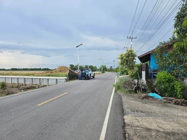 ขายด่วนที่ดินใกล้ราชภัฏสวนสุนันทา 3 ไร่ ติดถนนลาดยางสาธารณะ ต.ลานตากฟ้า อ.นครชัยศรี จ.นครปฐม