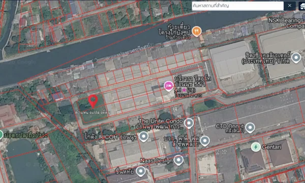 ที่ดินเปล่า 332 ตร.ว. ประเวศ อ่อนนุช55/1 ใกล้รถไฟฟ้าสายสีเหลือง