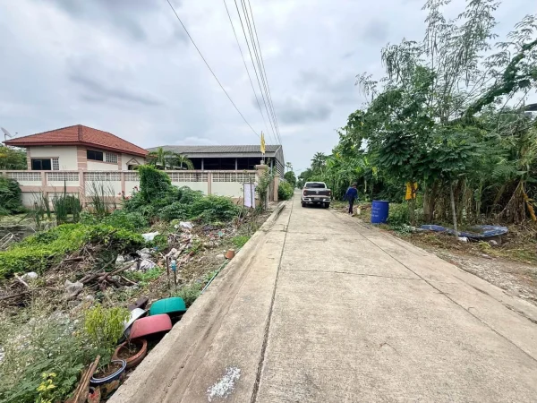 ขายด่วนที่ดินตลาดใหญ่ลำลูกกา 100 ตรว ติดถนนคอนกรีต ซ.เทศบาล 17 ลำลูกกา ปทุมธานี