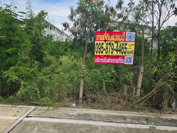 ขายด่วนที่ดินใกล้เซ็นทรัลศาลายา 91 ตรว ติดถนนคอนกรีตสาธารณะ ถมแล้ว ซ.หอถังประปา รพช. อ.พุทธมณฑล จ.นครปฐม