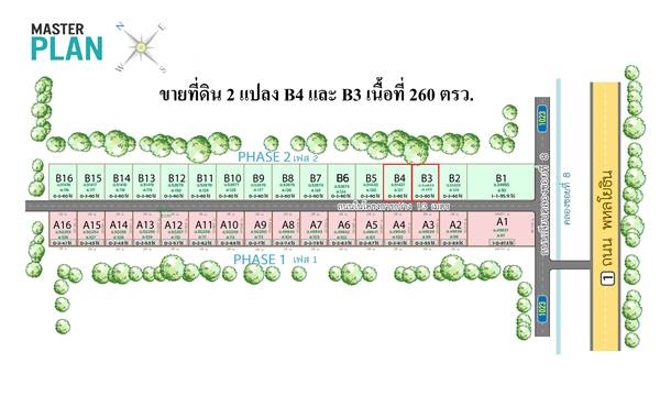 ขายที่ดิน 2แปลง B3 และ B4 เนื้อที่แปลงละ 206ตรว. ต.ชะแมบ อ.วังน้อย จ.พระนครศรีอยุธยา โทร 0947944963