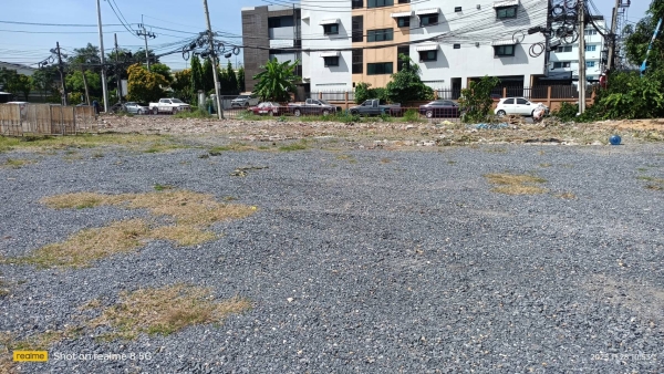 ให้เช่าที่ดินติดถนนเทพรักษ์ ตัดใหม่ 12ไร่ ติดร้าน ป.กุ้งเผา