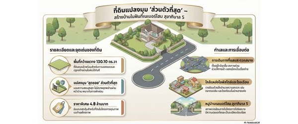ขายที่ดินในหมู่บ้านเนเบอร์โฮม ทำเลสุขาภิบาล5 