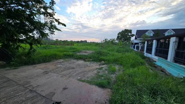 ขายด่วนที่ดินใกล้รร.บ้านคลองฝรั่ง 355 ตรว ติดถนนสาธารณะ ถมแล้ว ซ.รร.บ้านคลองฝรั่ง ไทรน้อย นนทบุรี