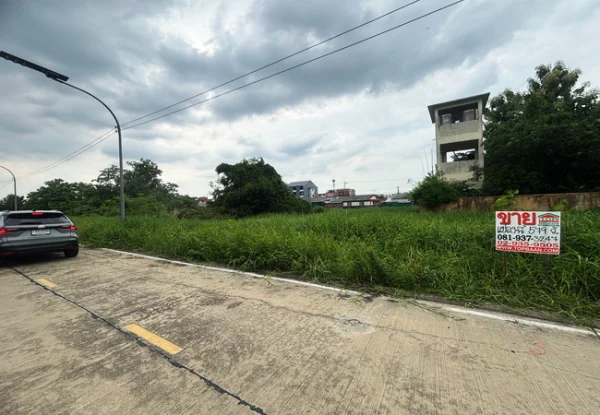 ขายที่ดิน 579 ตร.ว. คลอง 6/1 ซอยชุมชนสุสวาส ธัญบุรี ปทุมธานี