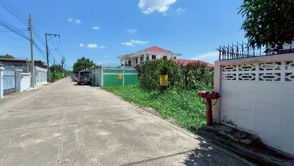 ขายที่ดินถนนบางแวก 98.8 ตารางวา ถมแล้ว ติดถนนคอนกรีตสาธารณะ ซอย บางแวก 97 เขตภาษีเจริญ กทม.