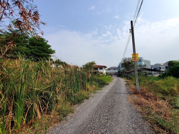 ขายด่วน ที่ดินใกล้มอเตอร์เวย์ 127 ตารางวา ที่ดินแปลงมุม ซอย กาญจนาภิเษก 5 เขตสายไหม กรุงเทพมหานคร