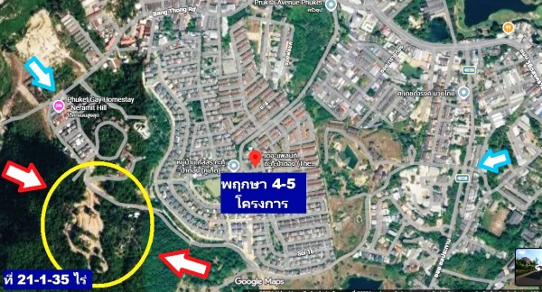 ขายที่ดินทำเลทอง 21.5 ไร่ ในภูเก็ต กะทู้ ป่าตอง Prime Land for Sale 21.5 Rai in Phuket Kathu District,Patong ที่ดินแปลงนี้ติดหมู่บ้าน ม. The Palm Kathu-Patong ,The Plant Katu - Patong (Next to the village) ราคาตัดใจ 8 ล้านMB/ 1ไร่ Rai หรือเท่ากับ 170,000,000 บาท BATH (170 MB) รวมหมด ขอไม่ต่อครับ