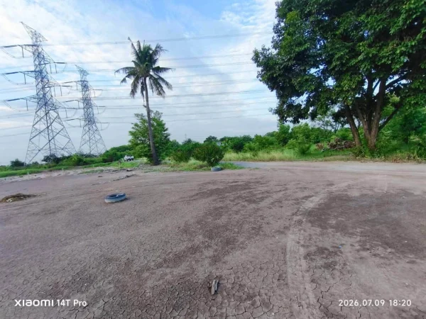 ขายด่วนที่ดิน 2-2-49 ไร่ ติดถนนสาธารณะ ถมแล้ว ซ.โรงน้ำพริก ไทรน้อย นนทบุรี