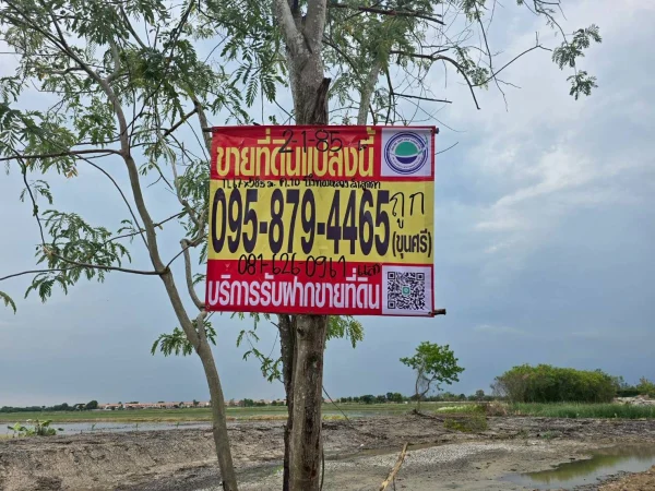 ขายถูกต่ำกว่าราคาประเมิน ที่ดิน 2-1-85 ไร่ เหมาะลงทุนเก็งกำไร ติดถนนดิน คลองสิบ ลำลูกกา ปทุมธานี
