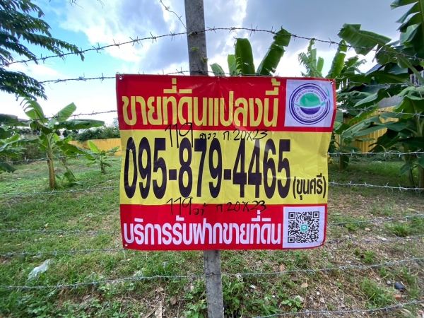 Vายด่วน ที่ดินตลิ่งชัน 119 ตร.ว ถมแล้วทั้งแปลง ติดถนนคอนกรีตสาธารณะ ซ.สวนผัก 42 ตลิ่งชัน กทม.