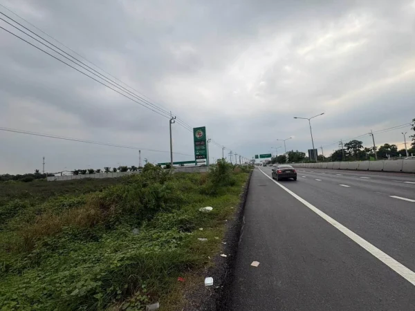 ขายที่ดิน 3 ไร่ครึ่งติดถนนสาธารณะ ติดถนนราชพฤกษ์ ปากเกร็ด นนทบุรี